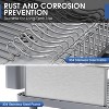 Attop Large Capcity 304 Grade Dish Drainer for Kitchen Counter with Drain Board, Utensil Holder & Detachable Cup Shelf Rustproof - 4 of 4