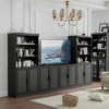 SpassWay 31"L 16"D Wood Storage Cabinet Decorative Sideboard Kids Classroom Storage Bookshelves/Bookcase with Adjustable Shelves - 4 of 4