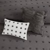 Gracie Mills Grady Elegance Defined Cotton Jacquard Comforter Set with Euro Shams and Throw Pillows - 2 of 4