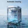 Mojgar Cubic Ice Makers Countertop —Makes 3 Large, 1.6" Clear Ice Cubes in 35 Mins, Self-Cleaning Ice Maker for Cocktails, Whiskey & Bourbon - 2 of 4