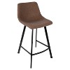 Set of 2 26" Outlaw Industrial Counter Height Barstool - Lumisource - image 2 of 4