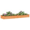 vidaXL Garden Raised Bed Natural wood Solid fir wood, Non-woven fabric - Brown 94.5" x 23.6" x 9.8" - 3 of 4