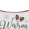 C&F Home 10" x 10" Warm and Cozy Cocoa Mug Christmas Pillow - 2 of 4