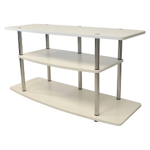 Convenience Concepts 3-Tier TV Stand - White