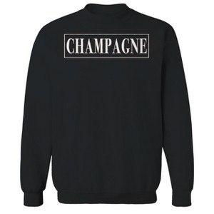 Rerun Island Men's Champagne 2 Long Sleeve Graphic Cotton Sweatshirt - 1 of 1