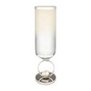 Glam Glass Vase with Metal Base - Elegant Aluminum & Stone - Modern Decorative Centerpiece - Luxury Flower Holder for Living Room, Bedroom - 2 of 4