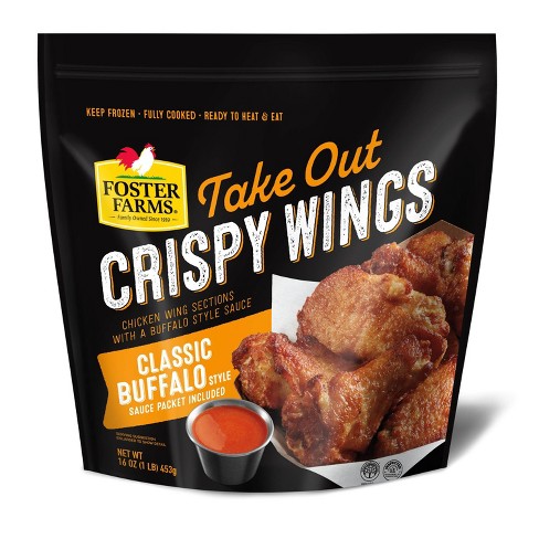 Foster Farms Takeout Crispy Classic Buffalo Wings Frozen 16oz Target