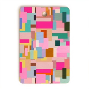 Daily Regina Designs Color Block Print Mid Century Cutting Board Rectangle - Deny Designs - 1 of 3