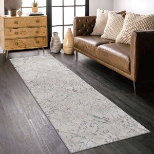 Kumasinova Trendy Stain-Resistant Area Rug – Non-Shedding Living Room Rug, Medallion Rugs for Living Room, Kid & Pet-Friendly, Boho Washable Rugs - 1 of 4