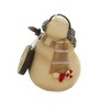 2.25 In Happy Holidays Snowman Heart Santa Figurines - 2 of 2