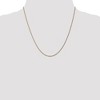 Black Bow Jewelry 0.95mm, 14k Yellow Gold, Cable Rope Chain Necklace - 2 of 4