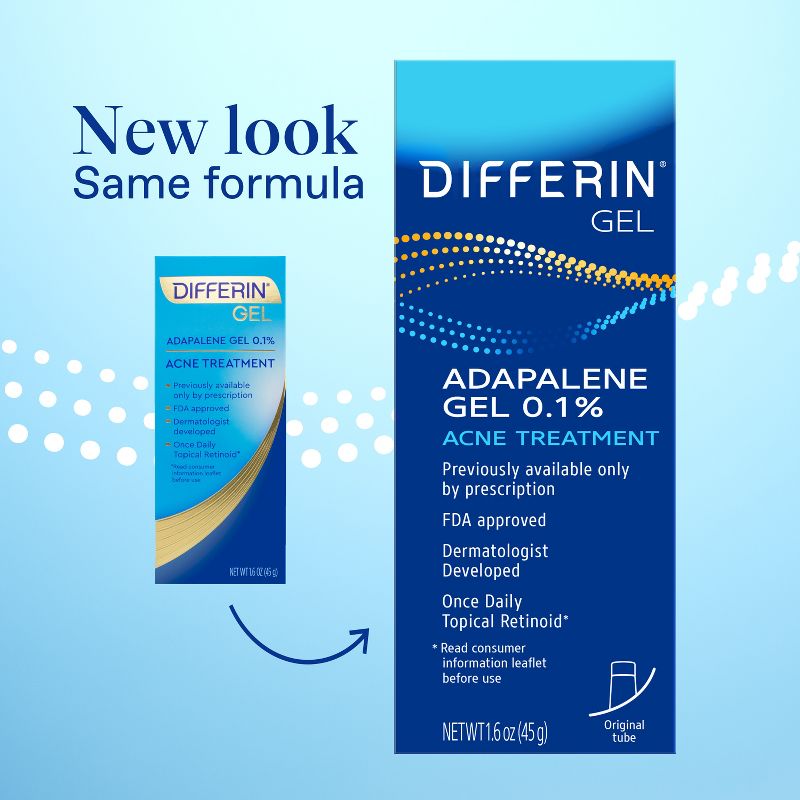 Differin Acne Retinoid Treatment Gel Adapalene 0.1%, 5 of 12