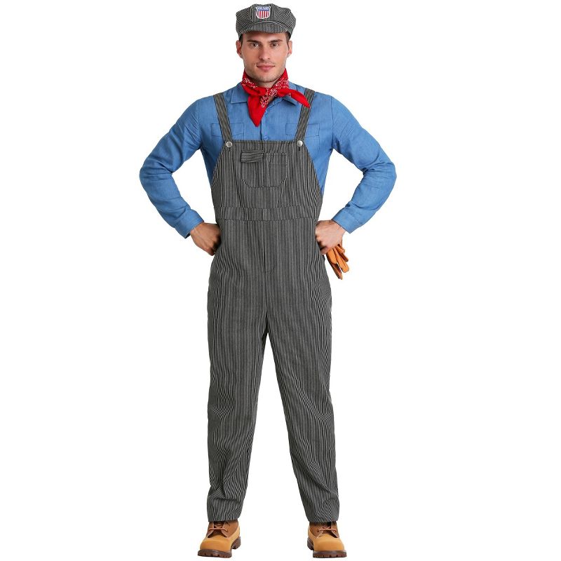 HalloweenCostumes.com Train Engineer Costume for Adults, 1 of 4