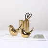 Aoibox Small Gold Birds Statues, Modern Home Decor Figurine for Living Room, Bedroom, Office Desktop, Cabinets Decorative Ornaments - 2 of 4