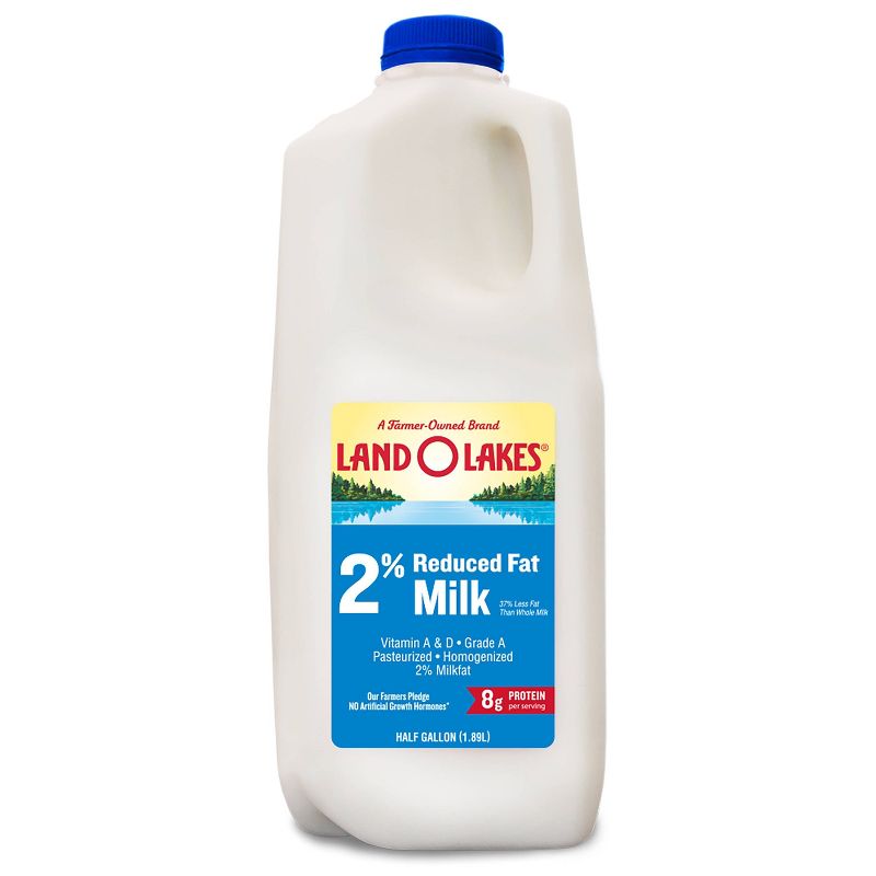 Land O Lakes 2% Milk - 0.5gal, 1 of 3