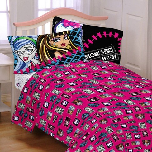 4pc Full Bed Sheet Set All Ghouls Allowed Bedding Accessories