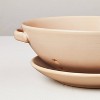 50oz Stoneware Berry Bowl & Saucer Sunset Taupe - Hearth & Hand™ with Magnolia - image 3 of 3