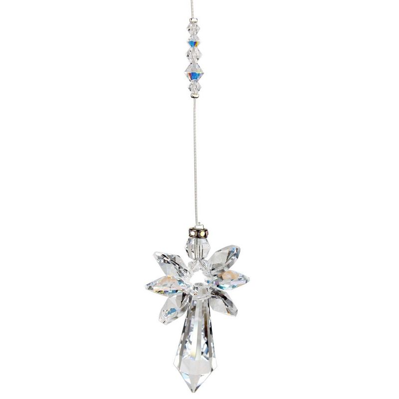 Woodstock Wind Chimes Woodstock Rainbow Makers Collection, Crystal Guardian Angel, Large 2'' Crystal Suncatcher for Indoor Decor Gift, 4 of 8