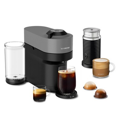 Nespresso Vertuo Pop+ Combination Espresso and Coffee Maker with Milk Frother