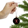 South Dakota Coyote Mini Small Tiny Wood Christmas Tree Holiday Ornament - 2 of 4