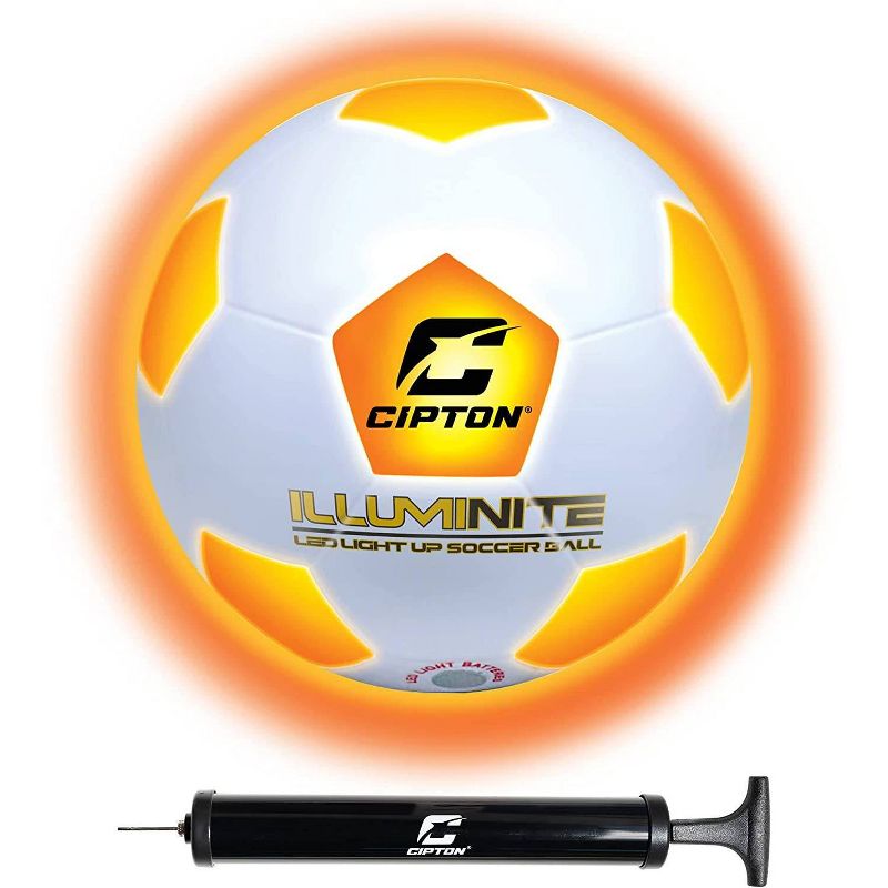 CIPTON LED Rubber Size 5 Soccer Ball - White, 1 of 7