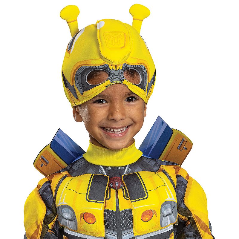 Toddler Boys' Transformers Rise of the Beasts Bumblebee Muscle Jumpsuit, 3 of 4