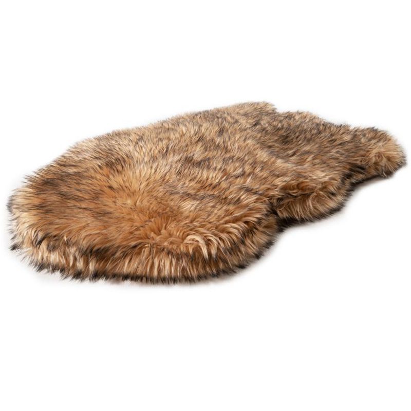 PAW BRANDS PupRug Faux Fur Orthopedic Luxury Dog Bed, 3 of 9
