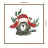 Amanti Art Critter Greetings V by Jenaya Jackson Canvas Wall Art Print Framed 30-in. x 30-in. - 4 of 4