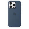 Apple iPhone 16 Pro Silicone Case with MagSafe - Denim - 3 of 4