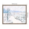 Amanti Art Frozen River Study I by Victoria Borges Canvas Wall Art Print Framed 20-in. W x 16-in. H. - 3 of 4