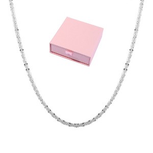 Captivating Tennis Necklaces for Women – Small Diamond Necklace – Sparkling and Elegant, Crafted from S925 Pure Silver - 1 of 4
