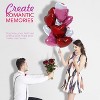 4E's Novelty 15 Pack 18" Heart Foil Balloons - Heart Shaped Balloons Foil, White, Red and Pink Valentines Day Balloons - 4 of 4