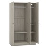 Chery Life 41.4'' x 21.1'' x 66.9'' 3-Door Shutter Wardrobe with shelves - 4 of 4