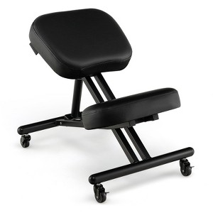 Costway Ergonomic Kneeling Chair Adjustable Stool Memory Foam Angled Seat - 1 of 4