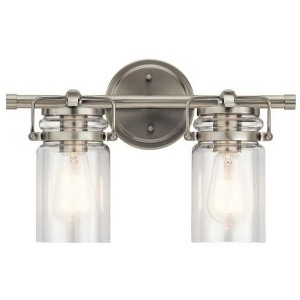 Kichler Lighting Brinley 2 - Light Vanity in  Brushed Nickel - 1 of 3