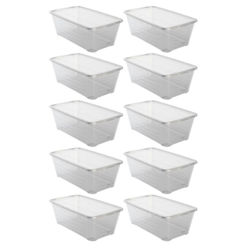 Life Story 5.7 L Clear Shoe & Closet Storage Box Stacking Container, 5 of 7