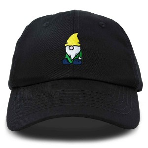 Dalix Gnome Embroidered Cotton Baseball Cap Adjustable Dad Hat Mens - 1 of 4