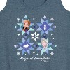 Women's - Frozen 2 - Magic Of Snowflake Christmas Graphic Racerback Tank - 2 of 4