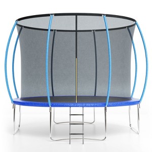 Trampoline 12FT with Safety Enclosure & Ladder, Heavy-Duty Outdoor Trampoline for Kids and Adults - ASTM F2225-15 Certified, 440LB Capacity - 1 of 4