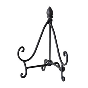 VIP Metal 7.75 in. Black Scroll Design Easel - 1 of 4