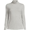 Lands' End Women's Lightweight Jersey Skimming Long Sleeve Turtleneck - 3 of 4