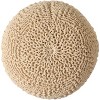 GDFStudio Eureka Indoor Modern Handmade Cotton Knit Round Pouf - 2 of 4