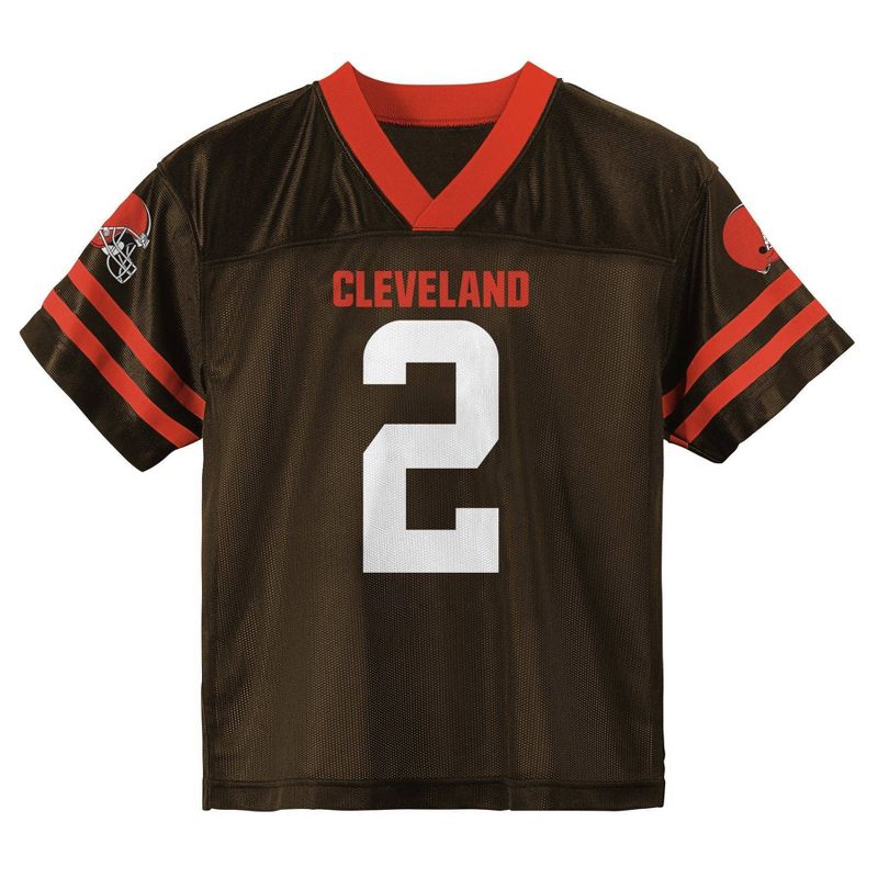 NFL Cleveland Browns Toddler Boys' Short Sleeve Cooper Jersey, 2 of 4