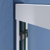 NicBex Shower Door 44-48"W x 72"H Adjustable Semi Frameless Double Sliding Glass Tub Door with 1/4" (6mm) Clear Tempered Glass - 4 of 4