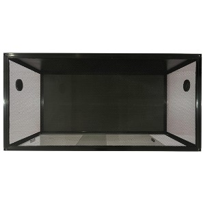 Image showcasing Spacious 120 Gallon Reptile Enclosure - 4x2x2 ft Large Snake & Bearded ...