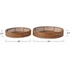 Hand-Woven Rattan Trays, Set of 2 - 2 of 4