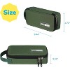 Fmeida Pencil Case for Men Women, Large Pen Bag for Adults, Portable Pencil Pouch Aesthetic with Handle, Zipper Cases for Office Organizer - 2 of 4