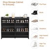 Jojoka Wooden Shoe Cabinet with Adjustable Shelves, Hidden Flip Storage for Entryway, Hallway, or Living Room - 4 of 4