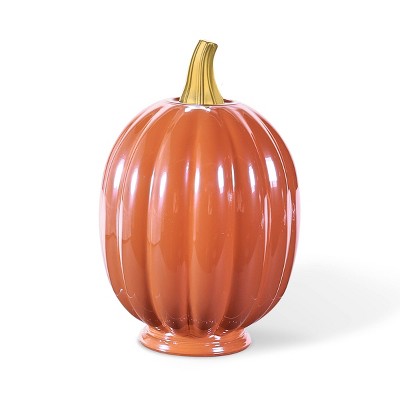 Glass Iridescent Pumpkins Orange - Bullseye's Playground™