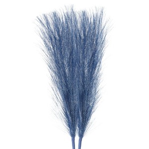 Unique Bargains Party Vase Wedding Decor Tall Fluffy Faux Pampas Grass - 1 of 4